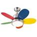 Myhouse Lighting Westinghouse Lighting - 7223600 - 30"Ceiling Fan - Roundabout - Brushed Nickel