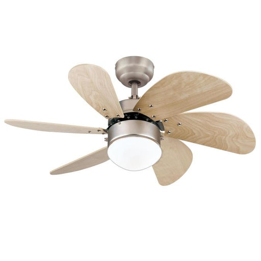 Myhouse Lighting Westinghouse Lighting - 7224000 - 30"Ceiling Fan - Turbo Swirl - Brushed Aluminum