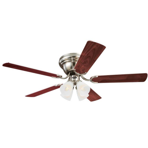 Myhouse Lighting Westinghouse Lighting - 7232000 - 52"Ceiling Fan - Contempra Iv - Brushed Nickel