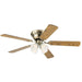 Myhouse Lighting Westinghouse Lighting - 7232200 - 52"Ceiling Fan - Contempra Iv - Antique Brass