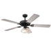 Myhouse Lighting Westinghouse Lighting - 7304800 - 52"Ceiling Fan - Scholar - Matte Black