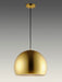 Myhouse Lighting ET2 - E24924-SBRCOF - LED Pendant - Palla - Satin Brass / Coffee