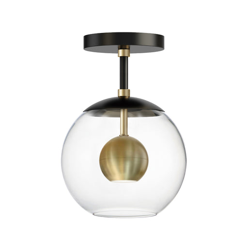 Myhouse Lighting ET2 - E25150-BKNAB - LED Flush Mount - Nucleus - Black / Natural Aged Brass