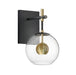 Myhouse Lighting ET2 - E25151-BKNAB - LED Wall Sconce - Nucleus - Black / Natural Aged Brass