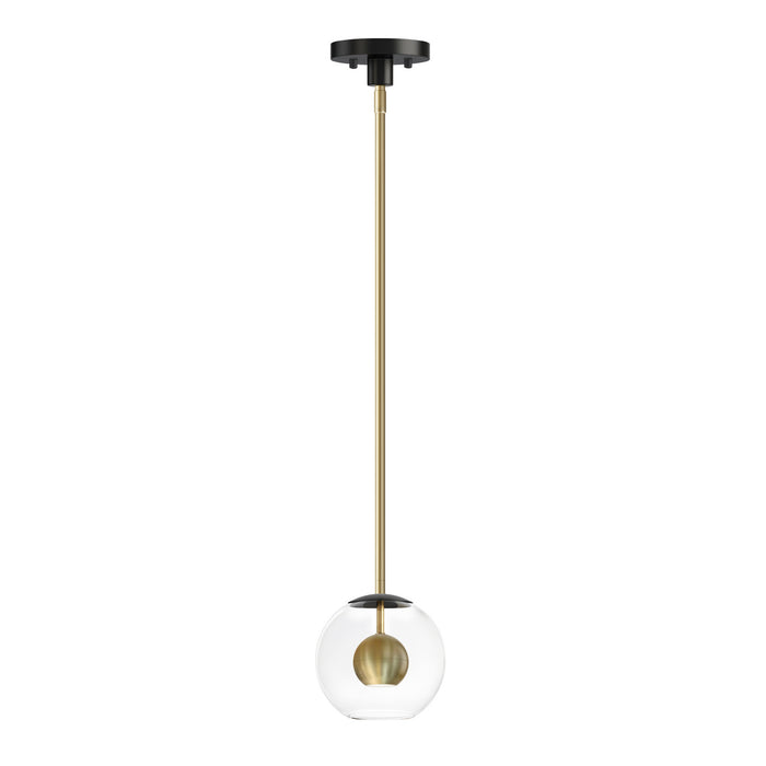 Myhouse Lighting ET2 - E25152-BKNAB - LED Pendant - Nucleus - Black / Natural Aged Brass
