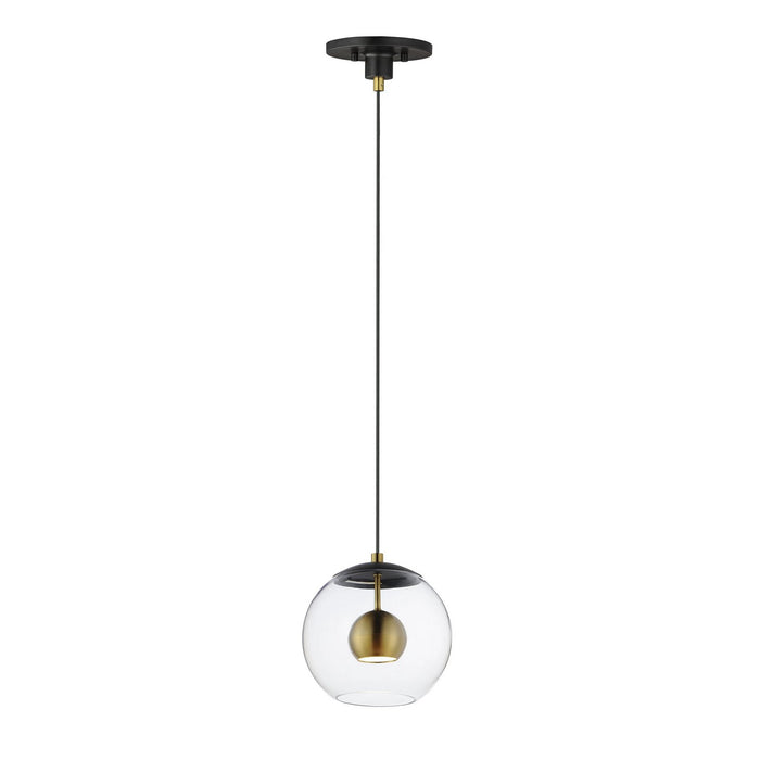 Myhouse Lighting ET2 - E25153-BKNAB - LED Pendant - Nucleus - Black / Natural Aged Brass
