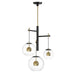 Myhouse Lighting ET2 - E25156-BKNAB - LED Pendant - Nucleus - Black / Natural Aged Brass