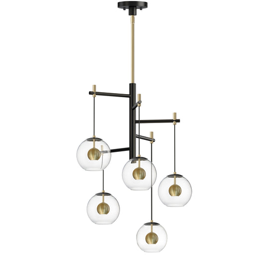 Myhouse Lighting ET2 - E25158-BKNAB - LED Pendant - Nucleus - Black / Natural Aged Brass