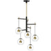 Myhouse Lighting ET2 - E25158-BKNAB - LED Pendant - Nucleus - Black / Natural Aged Brass