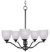 Myhouse Lighting Maxim - 10065FTBK - Five Light Chandelier - Stefan - Black