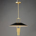 Myhouse Lighting Maxim - 10098BKSBR - LED Pendant - Tahoe - Black / Satin Brass