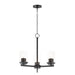 Myhouse Lighting Maxim - 10203CLBK - Three Light Chandelier - Corona - Black