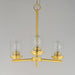 Myhouse Lighting Maxim - 10203CLSBR - Three Light Chandelier - Corona - Satin Brass