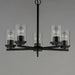 Myhouse Lighting Maxim - 10205CLBK - Five Light Chandelier - Corona - Black