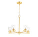 Myhouse Lighting Maxim - 10205CLSBR - Five Light Chandelier - Corona - Satin Brass