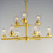 Myhouse Lighting Maxim - 10206CLSBR - Nine Light Chandelier - Corona - Satin Brass