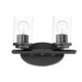 Myhouse Lighting Maxim - 10212CLBK - Two Light Bath Vanity - Corona - Black