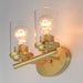 Myhouse Lighting Maxim - 10212CLSBR - Two Light Bath Vanity - Corona - Satin Brass