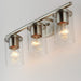 Myhouse Lighting Maxim - 10213CLSN - Three Light Bath Vanity - Corona - Satin Nickel