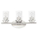 Myhouse Lighting Maxim - 10213CLSN - Three Light Bath Vanity - Corona - Satin Nickel