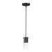 Myhouse Lighting Maxim - 10362CDBK - One Light Mini Pendant - Rexford - Black