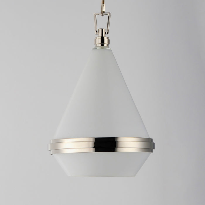 Myhouse Lighting Maxim - 10372WTPN - One Light Mini Pendant - Giza - Polished Nickel