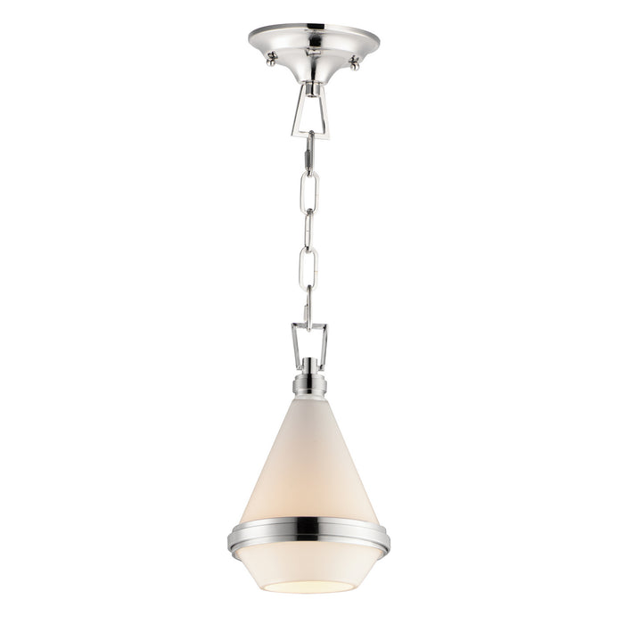 Myhouse Lighting Maxim - 10372WTPN - One Light Mini Pendant - Giza - Polished Nickel