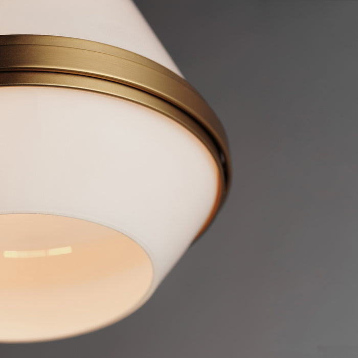 Myhouse Lighting Maxim - 10372WTSBR - One Light Mini Pendant - Giza - Satin Brass