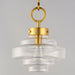 Myhouse Lighting Maxim - 11122CLSBR - One Light Pendant - Harbor - Satin Brass