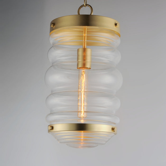 Myhouse Lighting Maxim - 11124CLSBR - One Light Pendant - Newport - Satin Brass