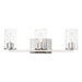 Myhouse Lighting Maxim - 11843CDSN - Three Light Bath Vanity - Sleek - Satin Nickel