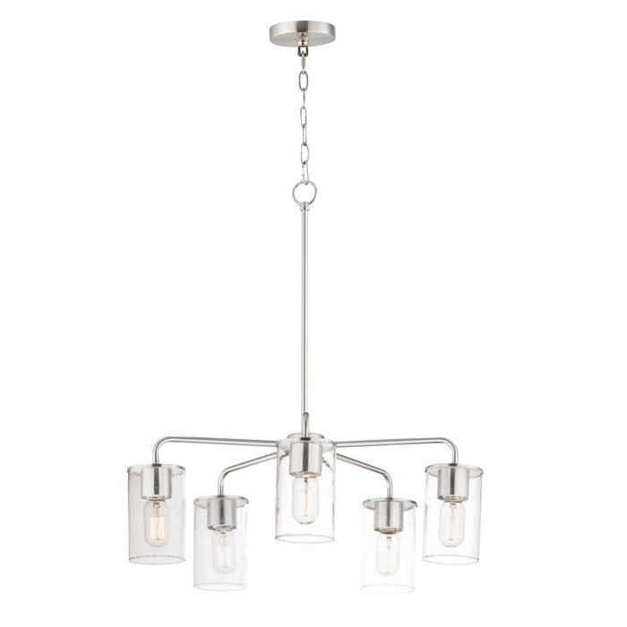 Myhouse Lighting Maxim - 11846CDSN - Five Light Chandelier - Sleek - Satin Nickel