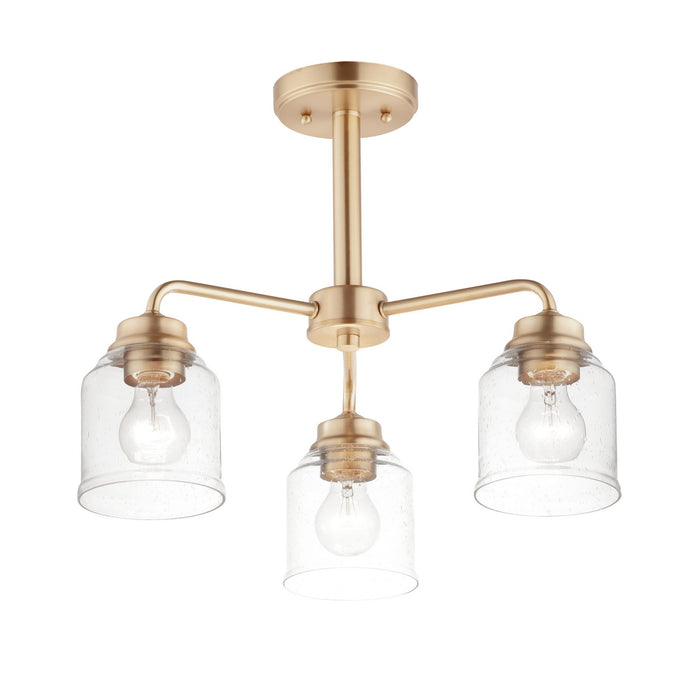 Myhouse Lighting Maxim - 12260CDHR - Three Light Semi-Flush Mount/Chandelier - Acadia - Heritage