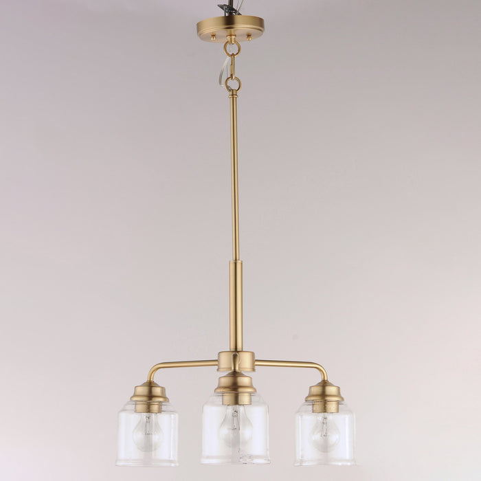 Myhouse Lighting Maxim - 12260CDHR - Three Light Semi-Flush Mount/Chandelier - Acadia - Heritage