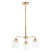 Myhouse Lighting Maxim - 12260CDHR - Three Light Semi-Flush Mount/Chandelier - Acadia - Heritage