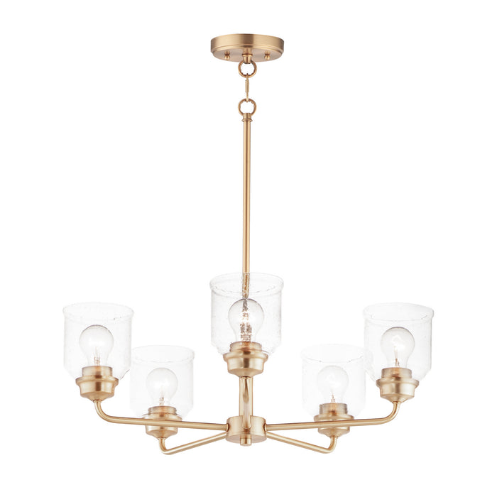 Myhouse Lighting Maxim - 12266CDHR - Five Light Chandelier - Acadia - Heritage