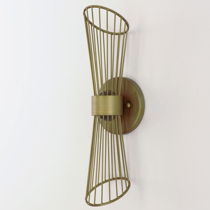 Myhouse Lighting Maxim - 24171NAB - LED Wall Sconce - Zeta - Natural Aged Brass