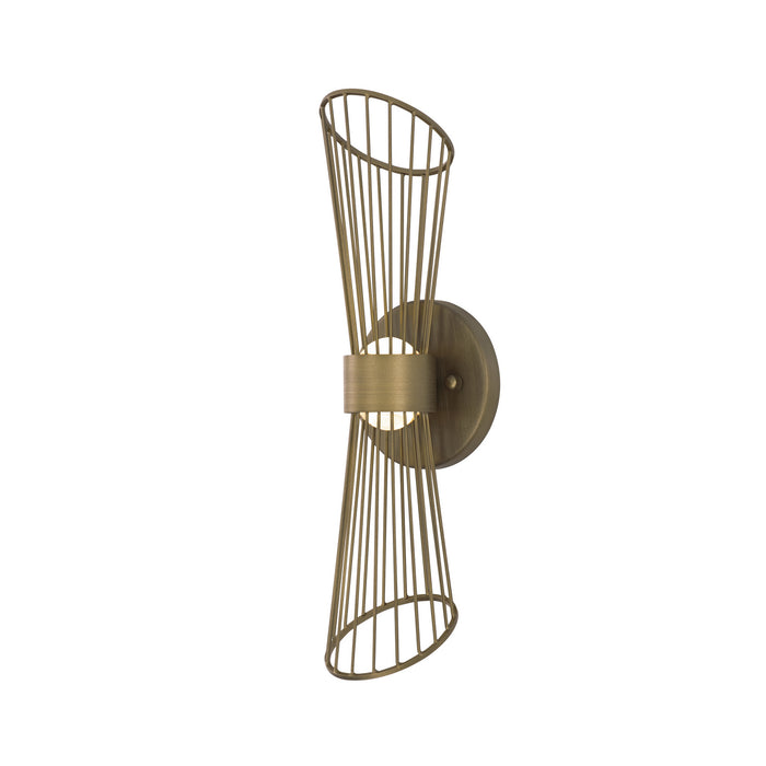 Myhouse Lighting Maxim - 24171NAB - LED Wall Sconce - Zeta - Natural Aged Brass