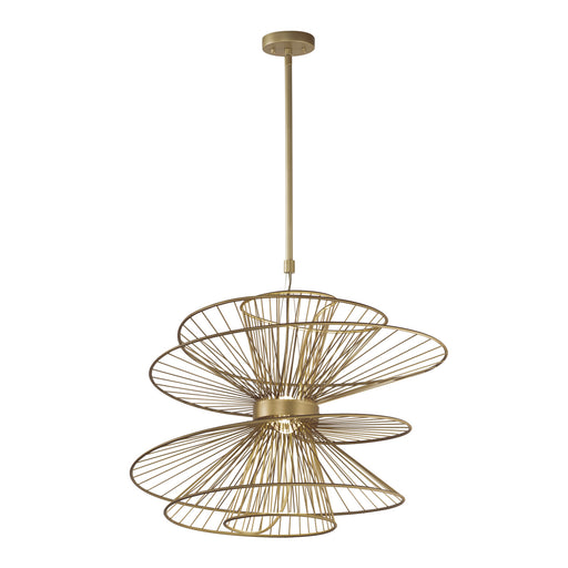 Myhouse Lighting Maxim - 24176NAB - LED Pendant - Zeta - Natural Aged Brass