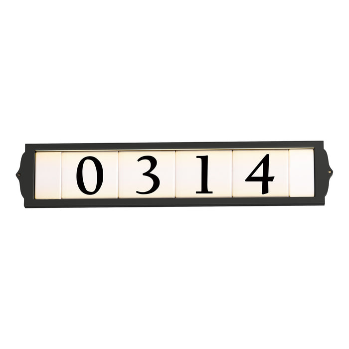 Myhouse Lighting Maxim - 53650BK - LED Address Frame - Address - Black