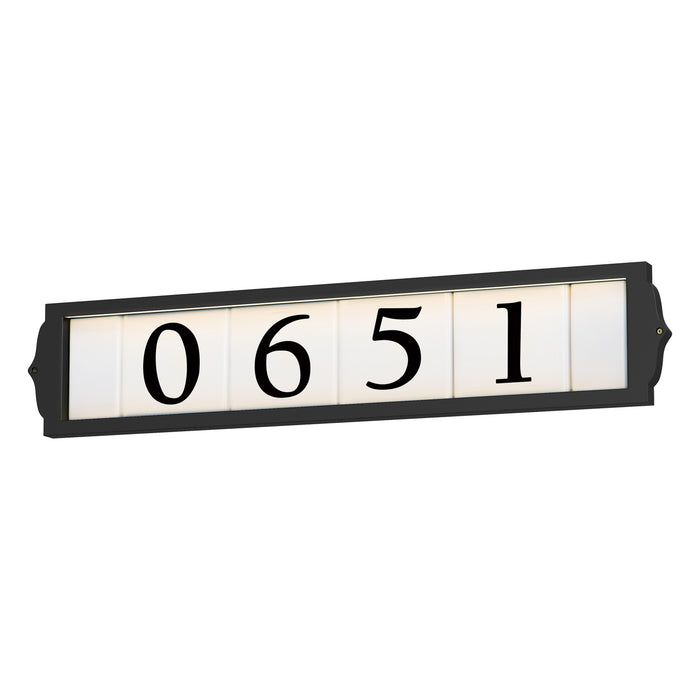 Myhouse Lighting Maxim - 53650BK - LED Address Frame - Address - Black