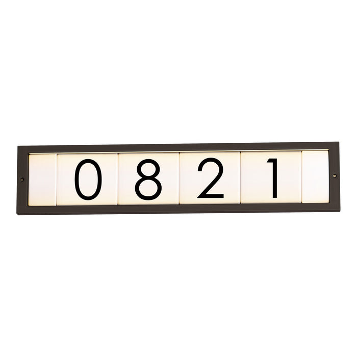 Myhouse Lighting Maxim - 53650BZ - LED Address Frame - Address - Bronze