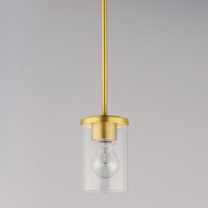 Myhouse Lighting Maxim - 90200CLSBR - One Light Mini Pendant - Corona - Satin Brass