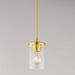 Myhouse Lighting Maxim - 90200CLSBR - One Light Mini Pendant - Corona - Satin Brass