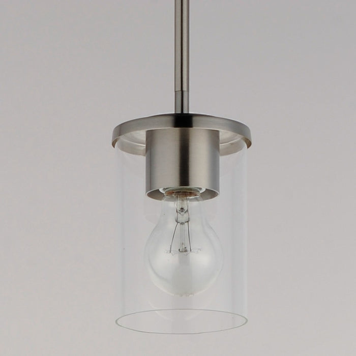 Myhouse Lighting Maxim - 90200CLSN - One Light Mini Pendant - Corona - Satin Nickel