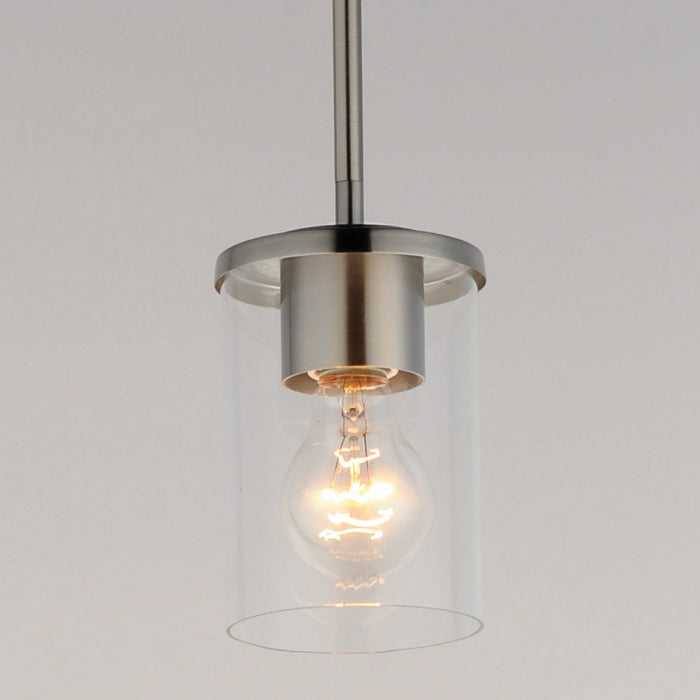 Myhouse Lighting Maxim - 90200CLSN - One Light Mini Pendant - Corona - Satin Nickel