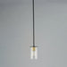 Myhouse Lighting Maxim - 91840CDABBK - One Light Mini Pendant - Sleek - Antique Brass / Black