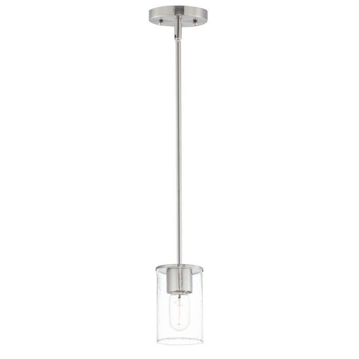 Myhouse Lighting Maxim - 91840CDSN - One Light Mini Pendant - Sleek - Satin Nickel