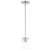 Myhouse Lighting Maxim - 91840CDSN - One Light Mini Pendant - Sleek - Satin Nickel