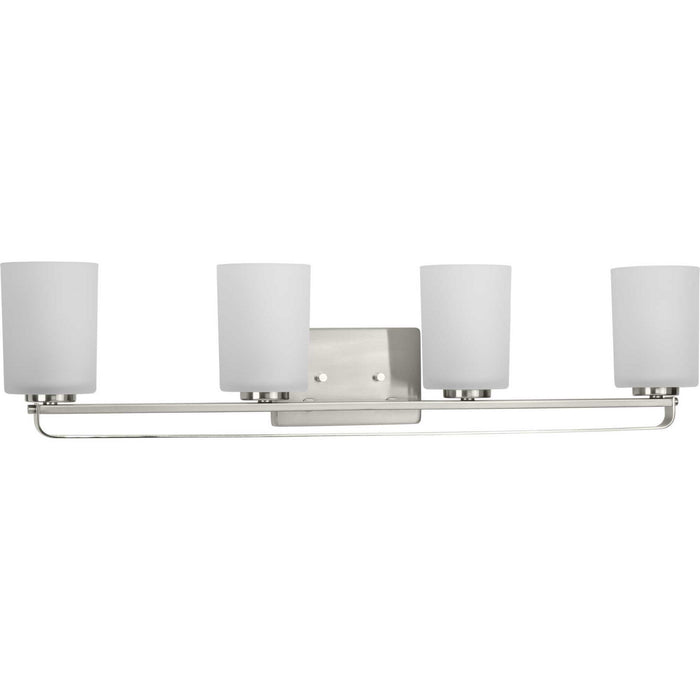 Myhouse Lighting Progress Lighting - P300344-009 - Four Light Bath Bracket - League - Brushed Nickel